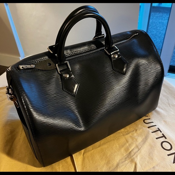 Louis Vuitton Speedy 35 (Black Epi Leather) - Great Condition - Picture 6 of 14